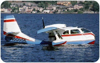 Seabee ferry flight USA to Sweden